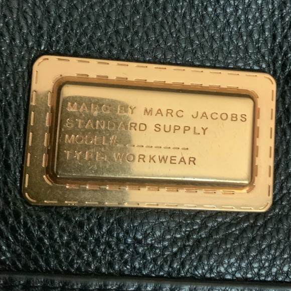 Marc by Marc Jacobs BLACK Pebbled Leather Backpack - Picture 9 of 11